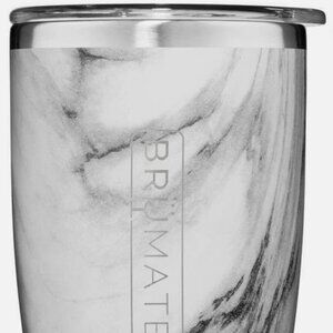 Brumate Rocks Tumbler 12oz Carrara w/ slider lid